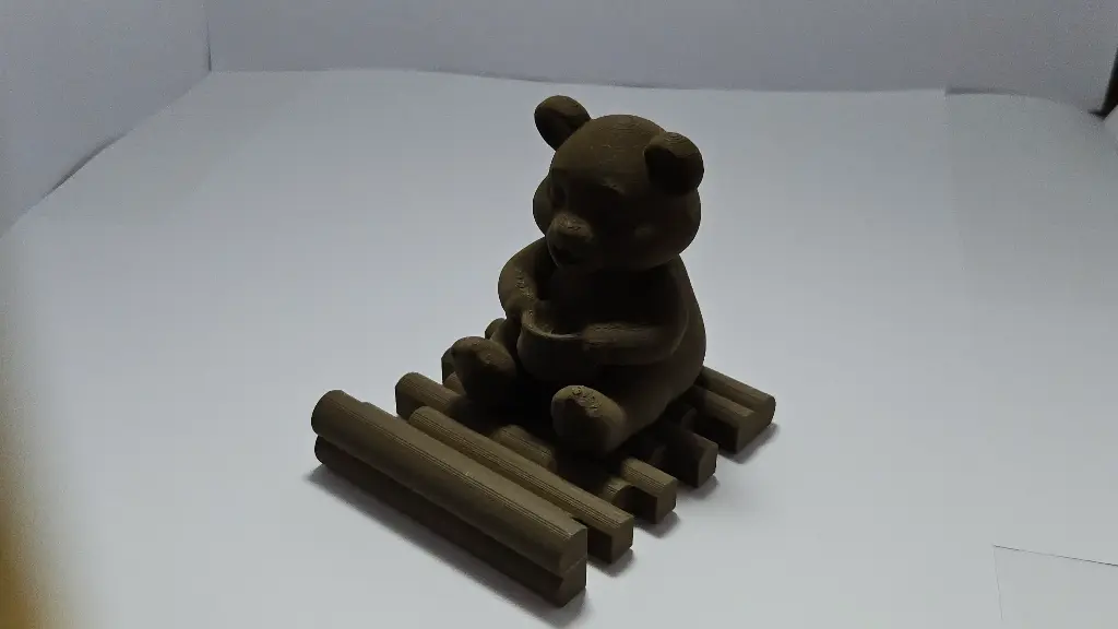 Support de téléphone Ours Kaki