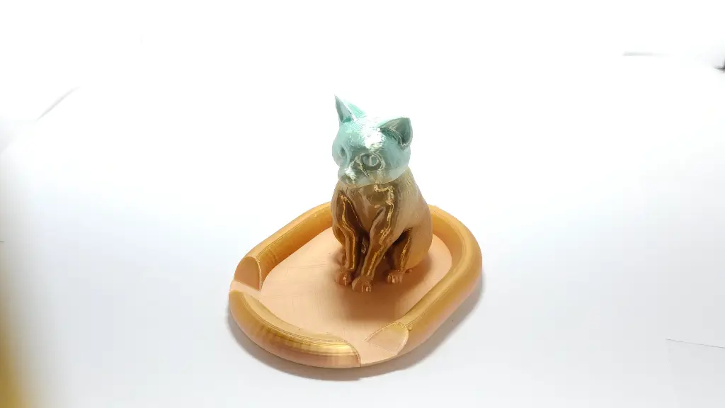 Support de téléphone Chat Gold