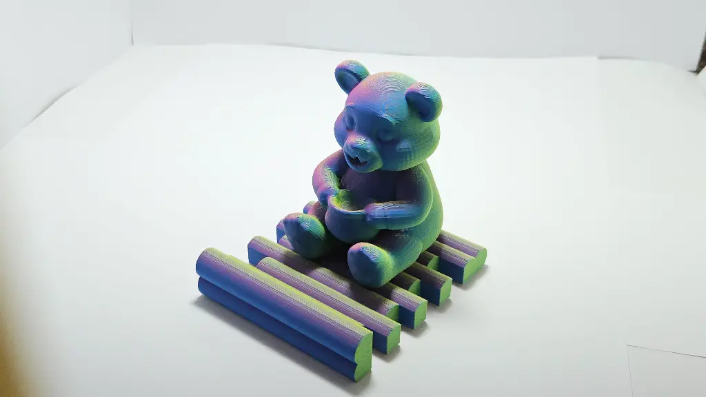 Support de téléphone Ours bleu