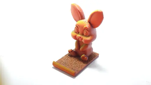 [STL01EC] Support de téléphone Lapin Orange