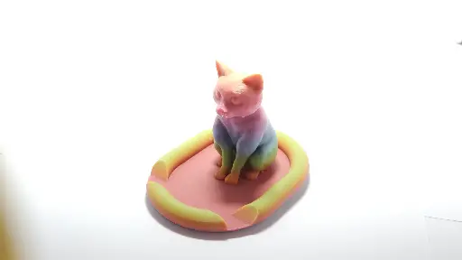 [STC01EC-99] Support de téléphone Chat Multi couleur
