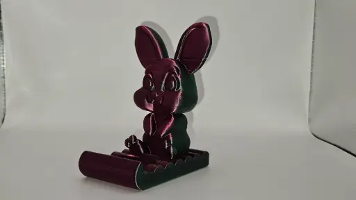 Support de téléphonel apin-mauve-vert