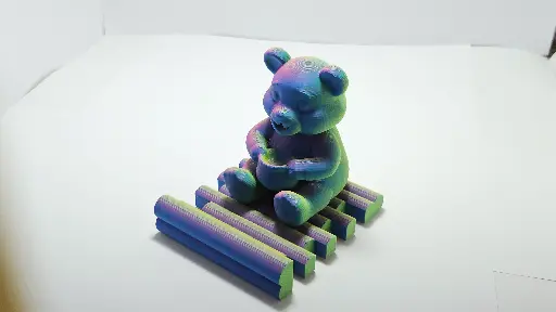 [STO01EC-3] Support de téléphone Ours bleu